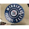 Image 2 : Metal Wpg Jets Sign 16" Rd