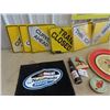 Image 3 : Metal Tray Rooster , Star Wars Pic, Tins, 84 Flouride Winning Together Coke , Snowmobile Warning Sig