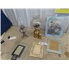 Image 1 : Coal Oil Lamps, Picture Frames- Art Deco