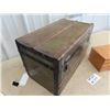 Image 2 : Trunk 12"H 20"W 11"D  & Wood 3 Drawer Organizer