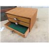 Image 3 : Trunk 12"H 20"W 11"D  & Wood 3 Drawer Organizer