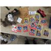 Image 2 : Folk Art Puppet, 2 Wood Bowling Pin, 40's Hedrick Doll w Hair Porc Doll, Wpg Blue Bomber Cards, Part