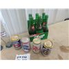 Image 3 : Beer Glasses/ MB Mooose, Beer Cans, 7 Up 6 Pack & Carrier & Bottles