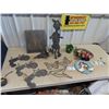 Image 1 : Metal Displays, - Tractor, Tinkerbell, Plane & Butterflies Plus More!