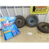 Image 1 : Bag of  Ice Salt, 3 Wheelbarrow Tires 480-400-8