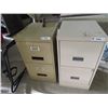 Image 1 : 2 Metal -2 Drawer Filing Cabinet