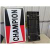 Image 2 : Champion 2 Sided - Plastic 21" x 41", Castrol Adv on A Creeper