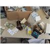 Image 4 : Fishing Rackle Box w Some Hooks & Weights, Safety Goggles, Hardware, Furniture Pull, Nails Plus More