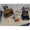 Image 1 : Jewellery Box, Sewing Box, & Buttons Plus