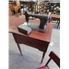 Image 2 : Viking Cabinet Sewing Machine w Stool