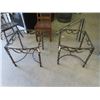 Image 1 : Wrought Iron End Table- Just Frame - No Top Glass 21.5" x 24.5" x 21.5"