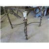 Image 3 : Wrought Iron End Table- Just Frame - No Top Glass 21.5" x 24.5" x 21.5"