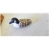 Image 3 : HAND CARVED DUCK/GOOSE FIGURINES (MNITURE) QTY SEVEN. PLUS KLONDIKE PLATE