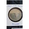 Image 2 : Canadian Silver Dollars 1967