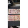 Image 2 : COMPARATIVE NOTES. ONE CIRCULATED 1974 $2 BILL AND ONE UNCIRCULATED 1986 $2 BILL