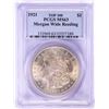 Image 1 : 1921 $1 Morgan Silver Dollar Coin PCGS MS63 Wide Reeding Top 100