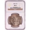 Image 1 : 1884-S $1 Morgan Silver Dollar Coin NGC MS61