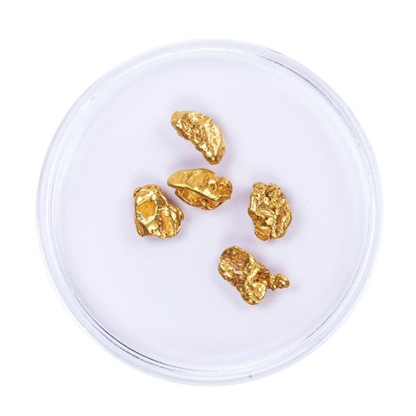 Lot of Gold Nuggets 2.71 grams Total Weight