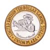 Image 1 : .999 Silver Plaza Las Vegas, NV $10 Casino Limited Edition Gaming Token
