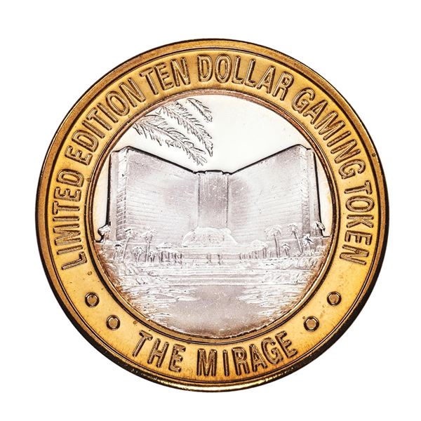 .999 Silver The Mirage Las Vegas, Nevada $10 Limited Edition Casino Gaming Token