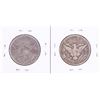 Image 2 : Lot of 1907 & 1907-D Barber Half Dollar Coins