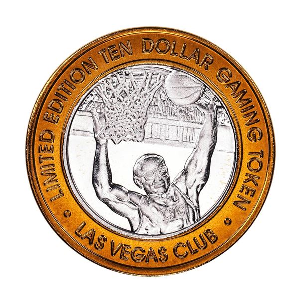 .999 Silver Las Vegas Club $10 Limited Edition Casino Gaming Token