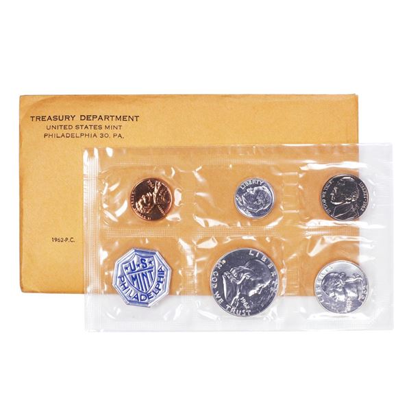 1962 (5) Coin Proof Set in Envelope