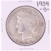 Image 1 : 1934-S $1 Peace Silver Dollar Coin