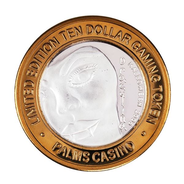 .999 Silver Palms Casino Las Vegas, NV $10 Casino Limited Edition Gaming Token