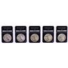 Image 1 : Lot of (5) Uncirculated $1 Peace Silver Dollar Coins