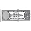 Image 2 : 1929 Ten Unit American Bank Note Company Test Note