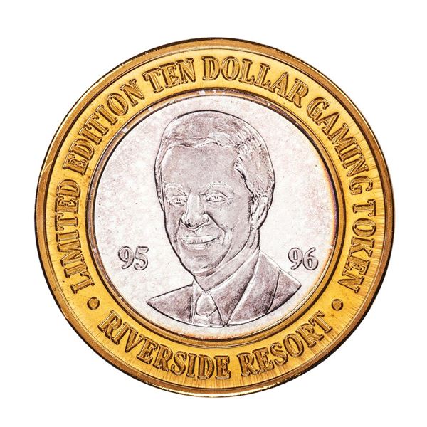 .999 Fine Silver Riverside Casino Laughlin, NV $10 Limited Edition Gaming Token