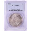Image 1 : 1886 $1 Morgan Silver Dollar Coin PCGS MS65
