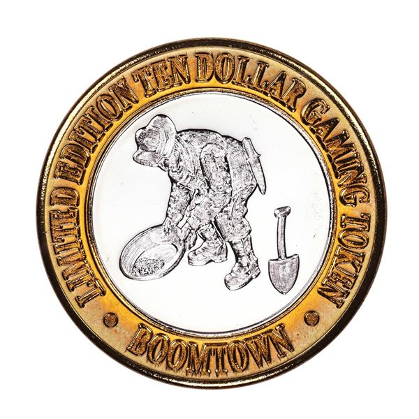 .999 Silver Boomtown Hotel and Casino $10 Casino Limited Edition Gaming Token
