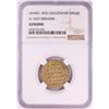 Image 1 : AH451-492 Ghaznavid Dinar A-1637 Ibrahim Gold Coin NGC Genuine
