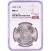 Image 1 : 1899-O $1 Morgan Silver Dollar Coin NGC MS64