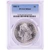 Image 1 : 1881-S $1 Morgan Silver Dollar Coin PCGS MS64