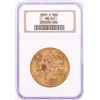 Image 1 : 1892-S $20 Liberty Head Double Eagle Gold Coin NGC MS62