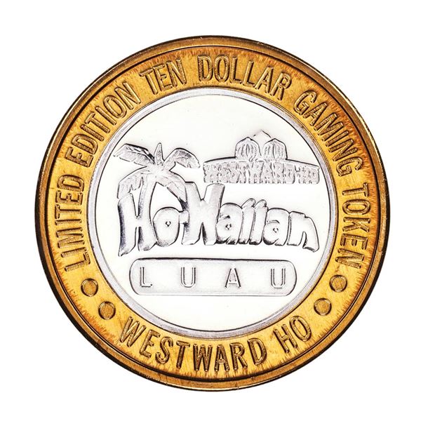 .999 Silver Westward Ho Casino Las Vegas $10 Casino Limited Edition Gaming Token