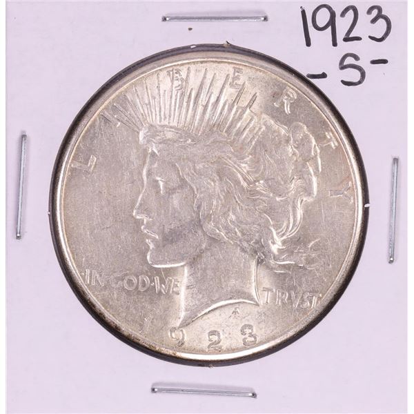 1923-S $1 Peace Silver Dollar Coin