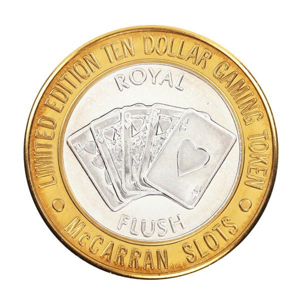 .999 Silver McCarran International Airport Las Vegas, NV $10 Limited Gaming Token