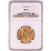 Image 1 : 1932 $10 Indian Head Eagle Gold Coin NGC MS63