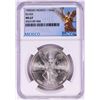Image 1 : 1985Mo Mexico 1 Onza Libertad Silver Coin NGC MS67