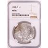 Image 1 : 1884-O $1 Morgan Silver Dollar Coin NGC MS63 Great Toning