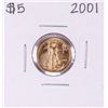 Image 1 : 2001 $5 American Eagle Gold Coin