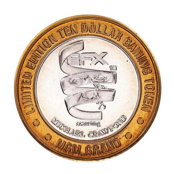 .999 Silver MGM Grand Las Vegas $10 Casino Limited Edition Gaming Token