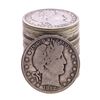 Image 1 : Roll of (20) Mixed Date Barber Half Dollar Coins