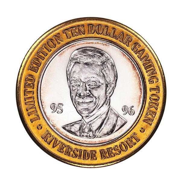 .999 Silver Riverside Resort Casino Laughlin, NV $10 Limited Edition Gaming Token