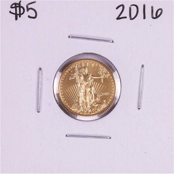 2016 $5 American Eagle Gold Coin