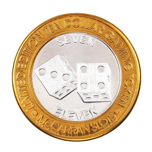 .999 Silver McCarran International Airport Las Vegas, NV $10 Limited Gaming Token